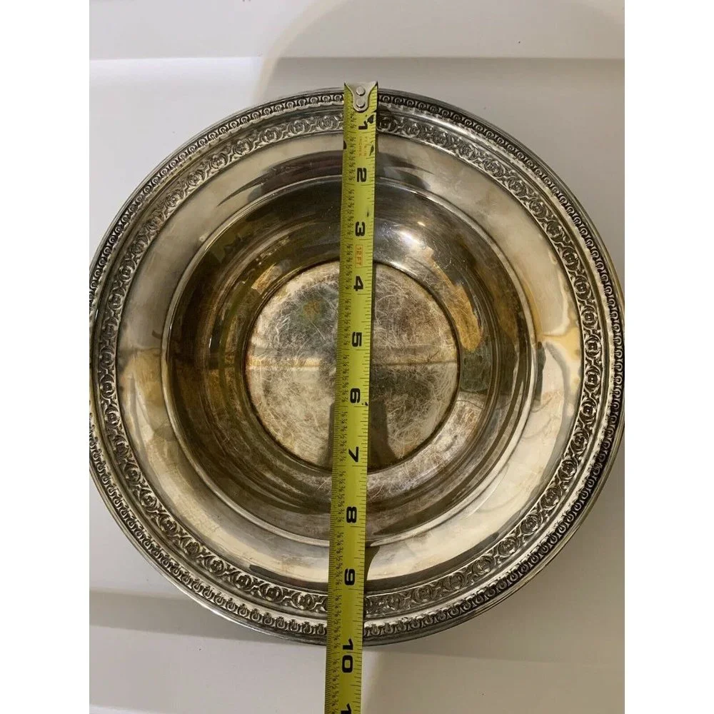 Vintage Reed & Barton Silverplate 1203 Serving Bowl, 9 3/4